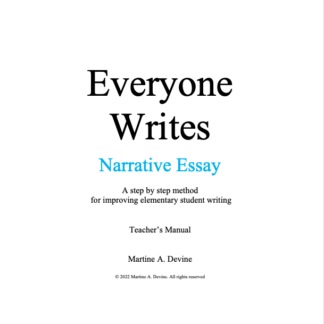 Narrative Essay - Digital Download